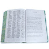 Biblia RVR 1960 Letra Grande, Tapa Dura con Flores Blancas / Spanish Bible RVR 1960 Tamaño Práctico